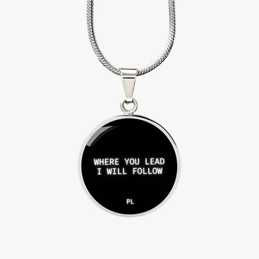 WHERE YOU LEAD CAR PENDANT