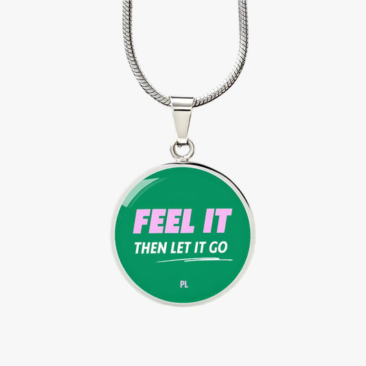 FEEL IT THEN LET IT GO CAR PENDANT