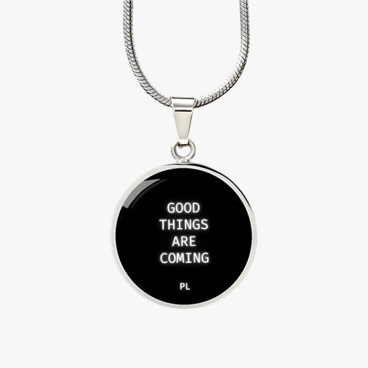 GOOD THINGS ARE COMING CAR PENDANT